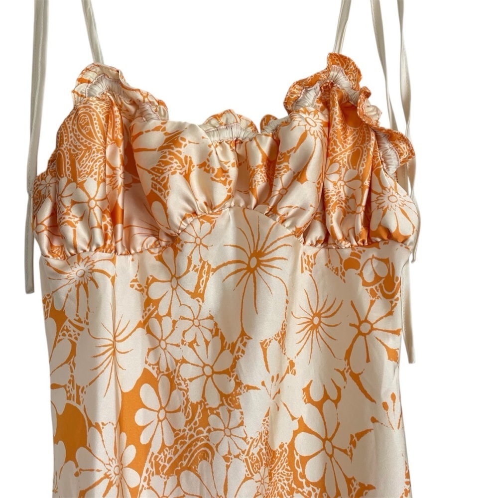 Free People Intimately Retro Boho Chic Coquette 70s style Dress, Size SP - Picture 5 of 14